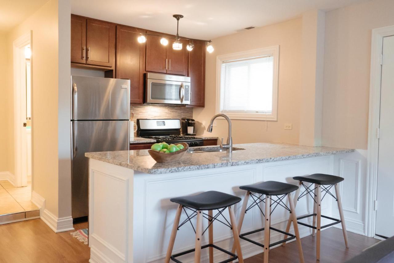 Cozy & Stylish 2Br Apt Near O'Hare Int'L Airport - Central Cozy Dunning Eksteriør billede